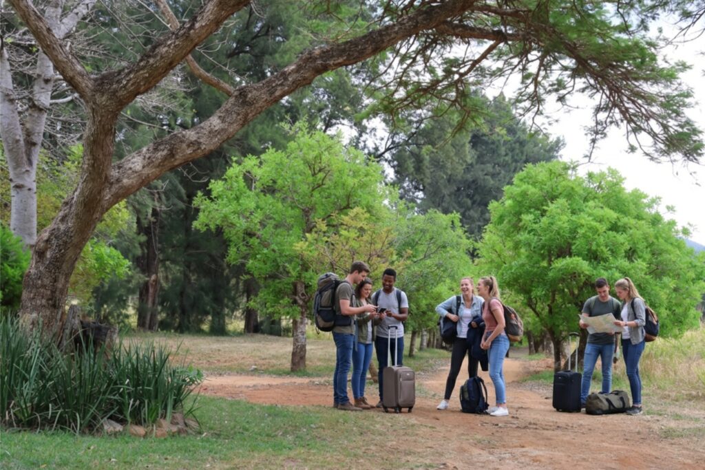 Young people at Gap Year programme in Hoedspruit